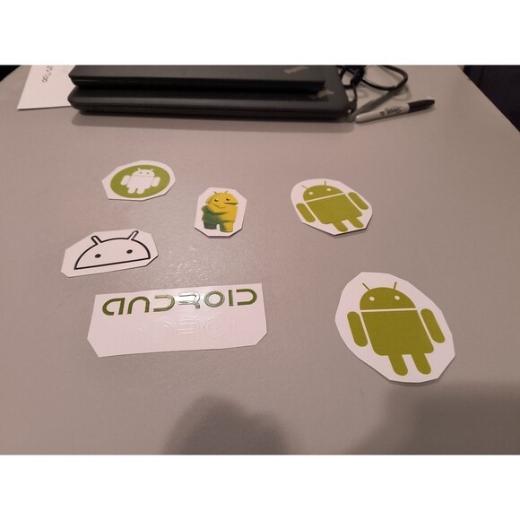 7 Android Decal Vinyl Waterproof Stickers - Picture 3 of 5